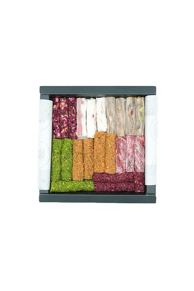 Antep Pazarı Wick Turkish Delight - Pistachio, Mixed Condiment - 330 Gr