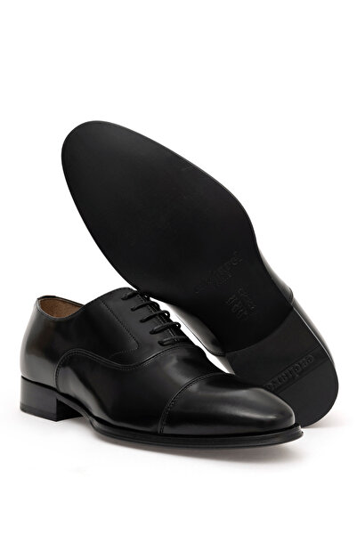 Cacharel Siyah Kösele Taban %100 Deri Klasik Ayakkabı 50287596-VR046