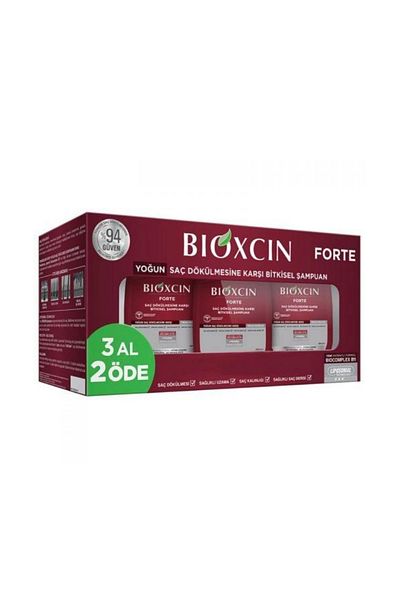 Bioxcin Forte 300 ml Anti-Hair Loss Care Shampoo - Pack of 12