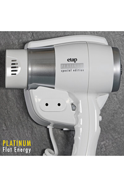 Etap EE 187-4 Platinum Flat Energy Duvara Monte Otel Tipi Saç Kurutma Makinesi