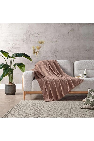 Doqu Home Adora Koltuk Şalı Somon 130X170 cm