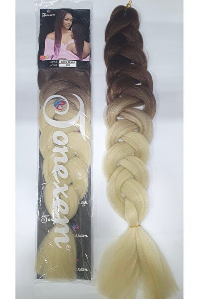 Tonexem Αφρικανικό πλέξιμο με 2 χρώματα Ombre