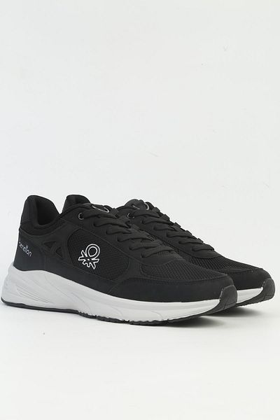 Benetton Men's Black Sneakers Imported Bni-11068