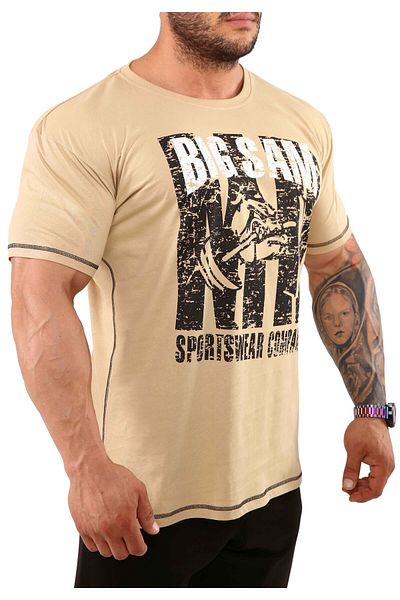 Big Sam Desert Yellow Fit T-Shirt 2849