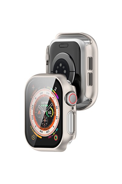 Fibaks Apple Watch Series 10 / 11 46mm Kılıf Kasa Ve Ekran Koruyucu 360 Tam Koruma Kapak
