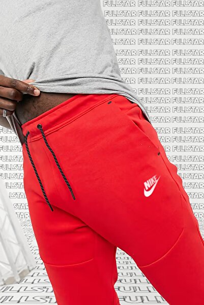 Nike Sportswear Tech Fleece Mens Jogger Red Erkek Eşofman Altı Kırmızı