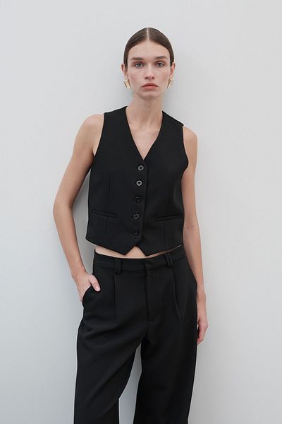 VATKALI V-Neck Short Vest
