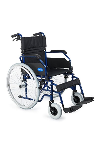 Comfort Plus Sandalye Lacivert | 45cm Oturum,Alüminyum Gövde,Refakatçi Frenli...