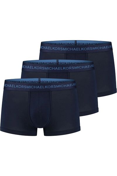 Michael Kors Boxeri pentru bărbați din 3 piese Michael Kors 6br1t10773-marin
