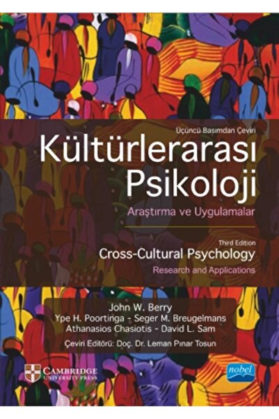 Nobel Akademik Yayıncılık KÜLTÜRLERARASI PSİKOLOJİ - Araştırma ve Uygulamalar...