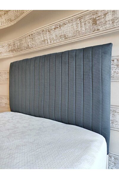 ByDekor Tasarım Sonne Baza Yatak Başlık Kılıfı 180 Cm Antrasit