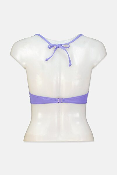 Women'secret Women 1 Pc Plain Lightly Padded Wired Bikini Bottom, Lavender