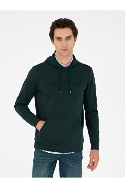Cacharel Zümrüt Regular Fit Kapüşonlu Sweatshirt 50294024-VR055