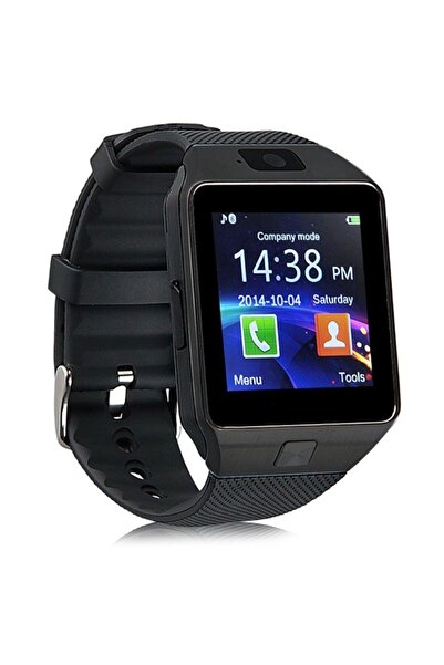 woodhub Unisex Siyah Sim Kartlı Akıllı Saat Smart Watch Bluetooth