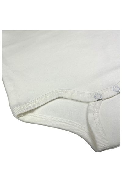 Outdoor One Long Sleeve 100% Organic Cotton Baby Bodysuit with Snap Fasteners 2 Pack