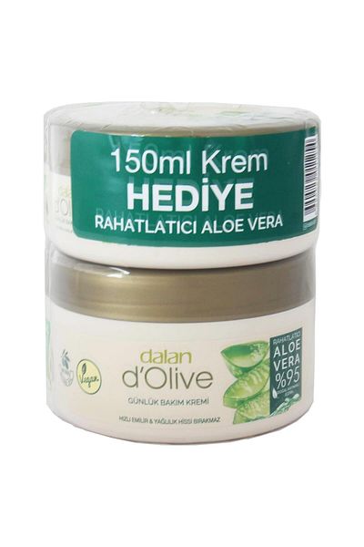 Dalan D'Olive Aloe Vera Relaxing Cream - 250 ml 150 ml Gift