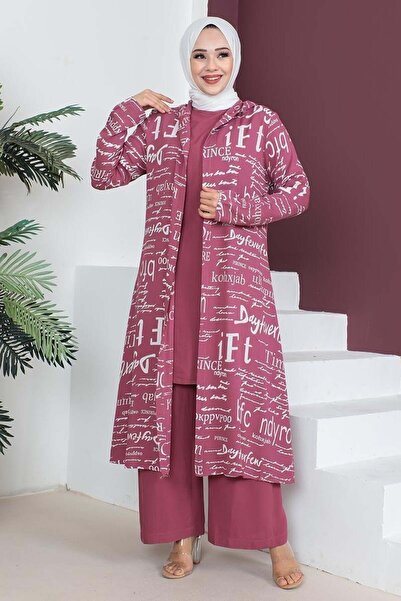 SGS Σετ χιτζάμπ 3 τεμαχίων Dried Rose