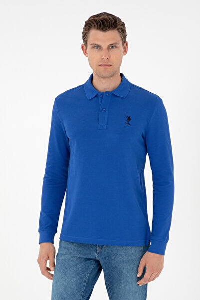 U.S. Polo Assn. Erkek Saks Basic Sweatshirt 50289060-VR045