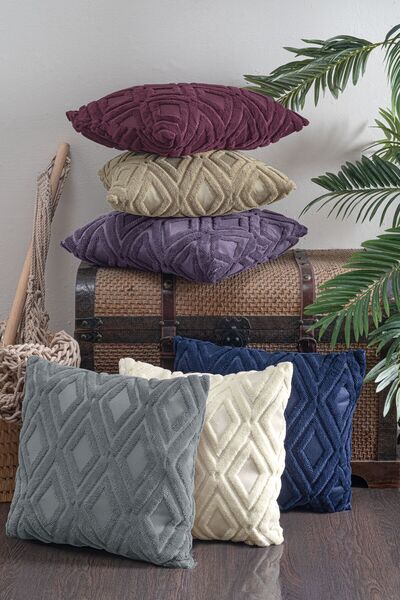 Vannes Home Bohem Punch 2'li Dekoratif Kırlent Kılıfı Yastık Kılıfı Çift Taraflı 43x43 Cm