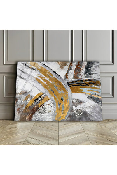 Harikabirev HARİKABİREV | PIECE DE ARTĂ ABSTRACTĂ PE STICLA INESPRIMĂBILĂ (TE...