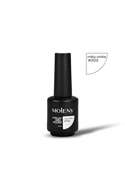 Moleny Gel Polish Milky White No 003
