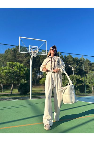 POODLE Γυναικείο παντελόνι Jogger με λεπτομέρεια από καουτσούκ στη μέση