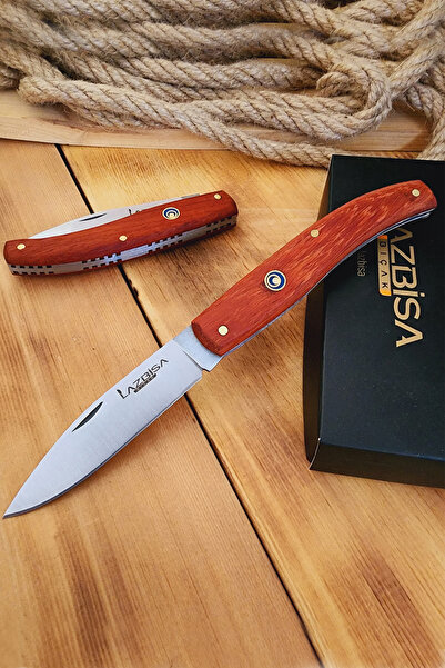 LAZBİSA Paduk Sap Çakı Kamp Çakısı Outdoor Piknik Çakısı Bıçağı Mutfak Bıçak ...