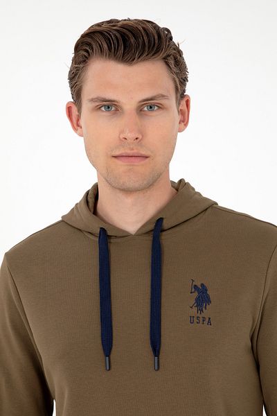 U.S. Polo Assn. Men's Khaki Basic Sweatshirt 50289059 -Vr027