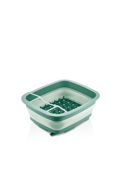 MCK Plus Foldable Basin & Dish Rack Portable Use No Space Stylish Design