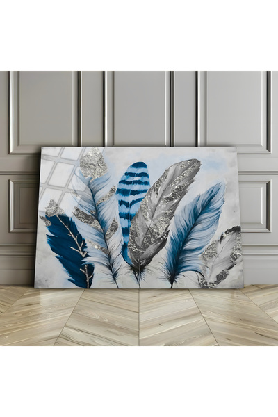 Harikabirev HARİKABİREV | STICLA INERABLE (TEMPERATA) TABLA DE PĂRĂ GRAY-BLUE...