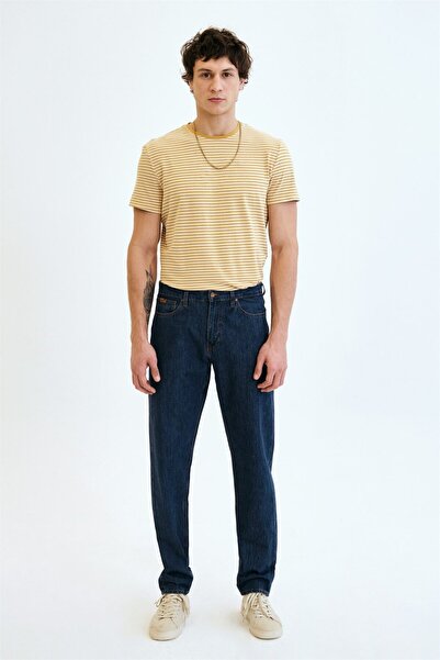 Denim Trip JAKE Loose Tapered Fit Koyu İndigo Erkek Jean Pantolon