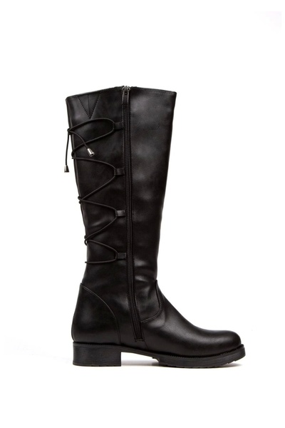 GULT Μπότες κάτω από το γόνατο - Γυναικείο μοντέλο με κορδόνια