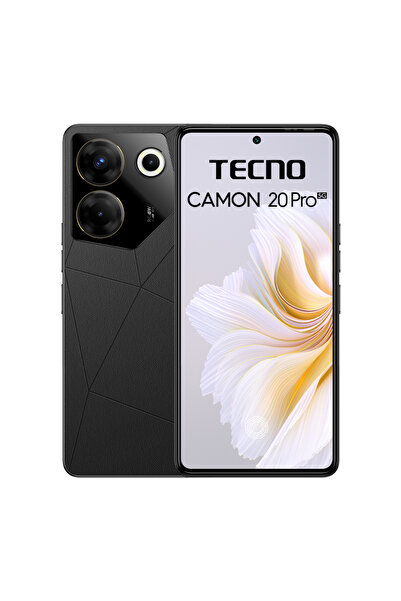 TECNO Camon 20S Pro 5G 8 GB RAM 256 GB Siyah Cep Telefonu (Tecno Türkiye Gara...