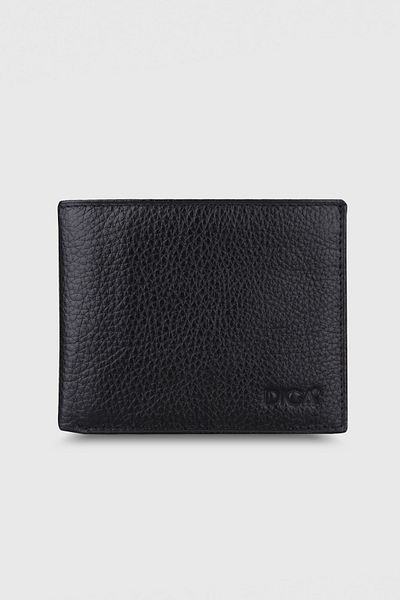 DİGA 777 Model Real Leather Black Wallet