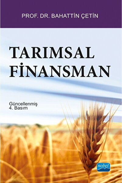Nobel Akademik Yayıncılık Tarımsal Finansman