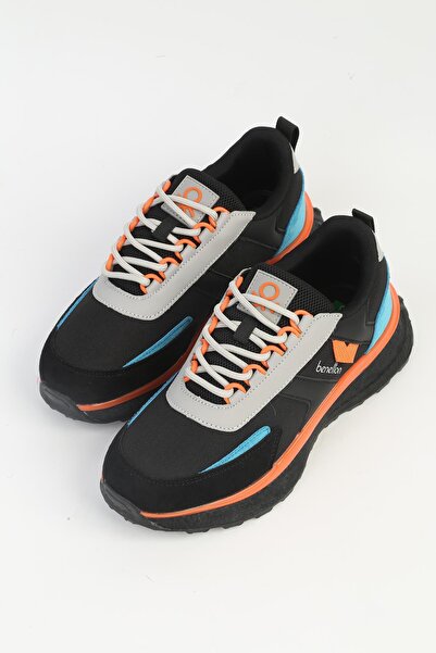 Benetton Μαύρα Γυναικεία Αθλητικά Παπούτσια - ΕΙΣΑΓΩΓΗ BNI-11132