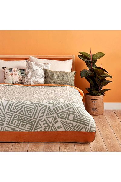 Bella Maison Rebel Cotton Single Blanket Mint (150X200 cm)