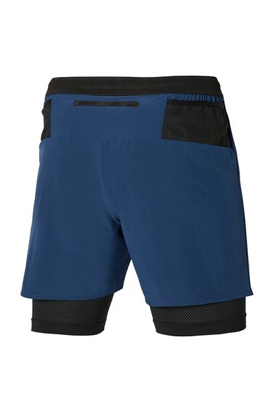 MIZUNO Er 5.5 2in1 Men's Shorts Blue / Black