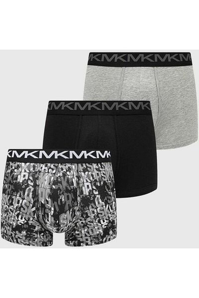 Michael Kors Boxeri pentru bărbați din 3 piese Micael Kors 6f21t10033-malachit