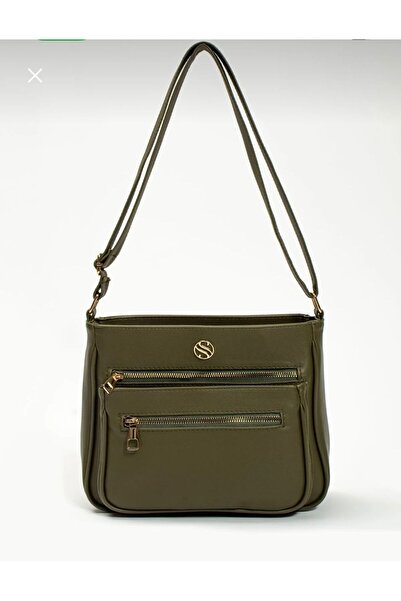 Sanmoris Kadın Ayarlanabilir Çapraz Askılı Dört Cepli Omuz Çantası