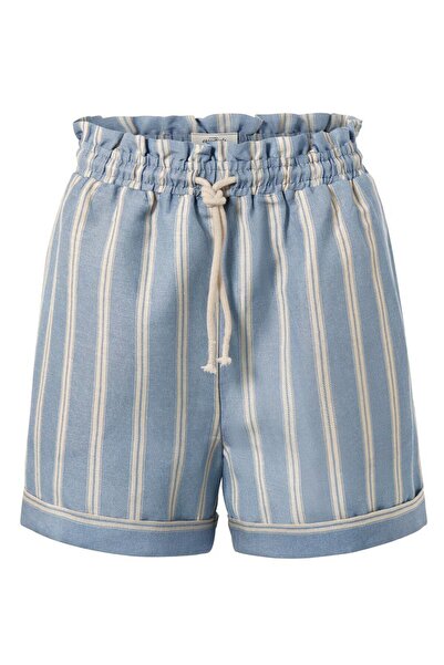 Tchibo Women Solid Basic Shorts, Light Blue