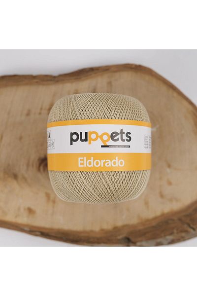 Puppets Eldorado No:16 100 Gr Beige Lace String - 07502