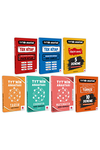 Anahtar Kitap 2026 Tyt'nin Anahtarı Süper 7'li Tüm Dersler Hafıza Teknikleriy...
