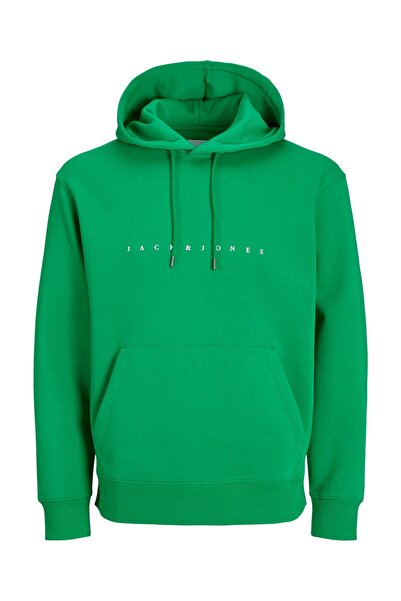 Jack & Jones Jack Jones Kabartmalı Yeşil Kapüsonlu Sweatshirt Hood Noos 12233972