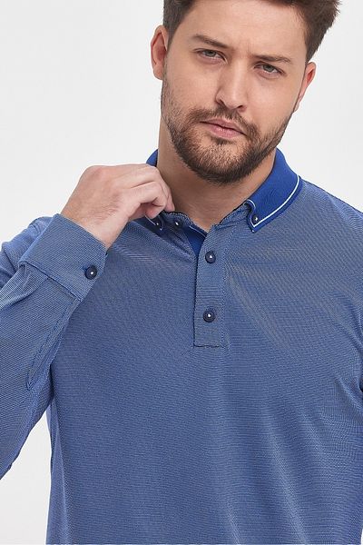 ENQUE Hanorac Saks de bază de iarnă cu gât polo lung și simplu pentru bărbați