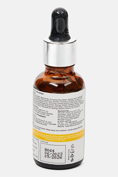 The Man Company Vitamin C Face Serum With Hyaluronic Acid, Yellow