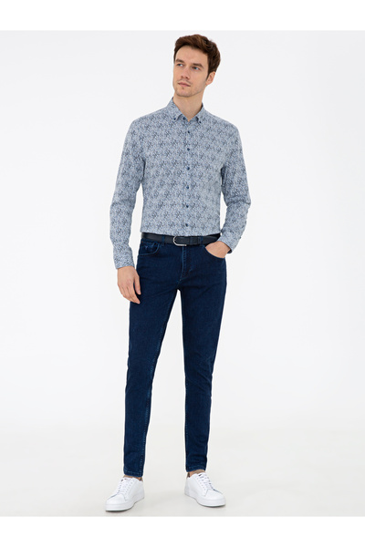 Cacharel Saks Slim Fit Uzun Kollu Gömlek 50233188-VR032