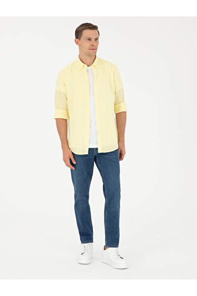 Cacharel Lacivert Slim Fit Pamuk Karışımlı Jean Pantolon 50293279-VR033