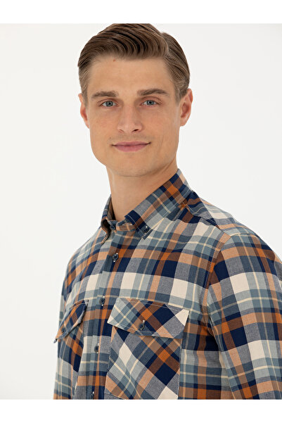 Cacharel Taba Regular Fit Long Sleeve Shirt 50276936-Vr099