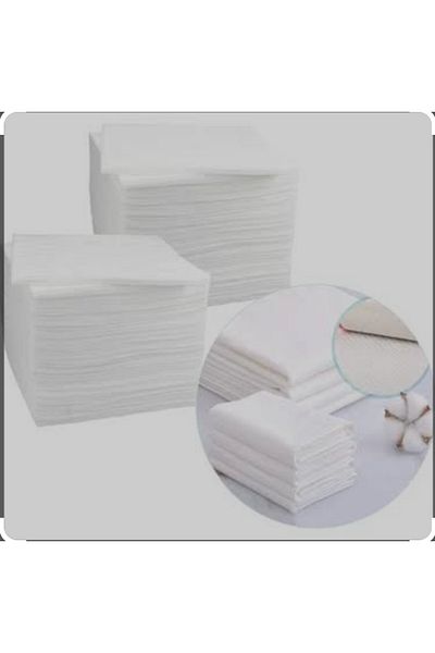 BB KOZMETİK Disposable Manicure Pedicure Towels 100 Pieces (40x40)